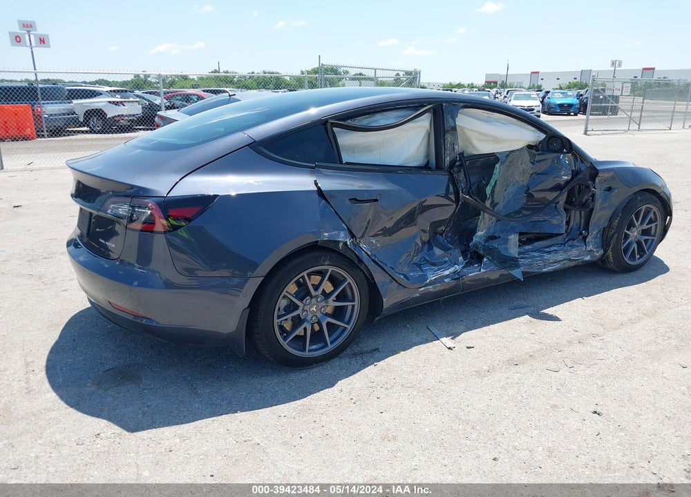 2022 TESLA MODEL 3 LONG RANGE DUAL MOTOR ALL-WHEEL DRIVE VIN: 5YJ3E1EB8NF174065