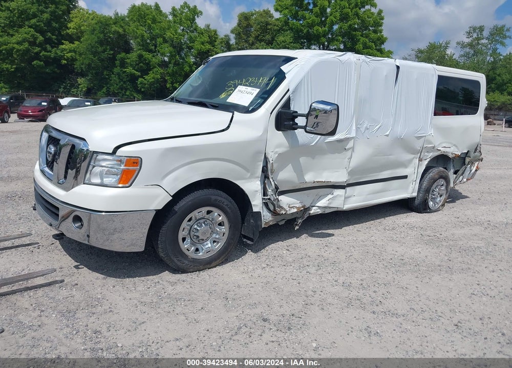2021 NISSAN NV PASSENGER NV3500 HD SL VIN: 5BZAF0AA2MN851316