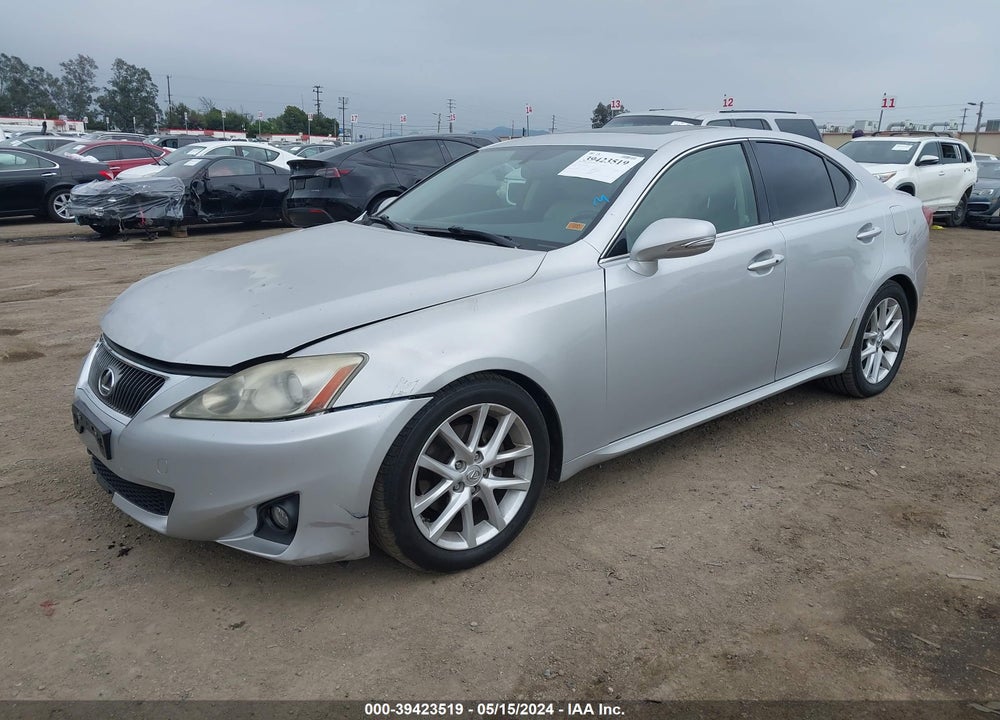 2012 LEXUS IS 250 VIN: JTHBF5C26C5164618