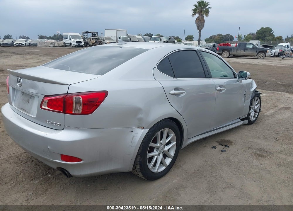 2012 LEXUS IS 250 VIN: JTHBF5C26C5164618