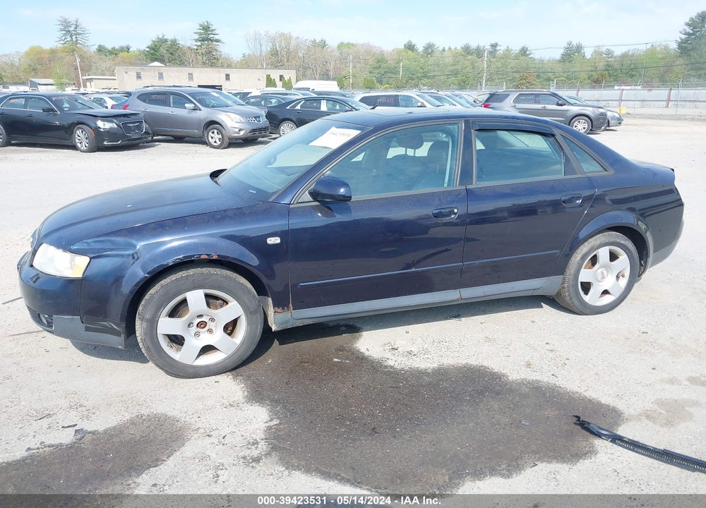 2003 AUDI A4 1.8T VIN: WAULC58E73A225027