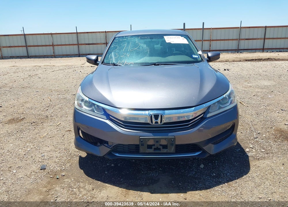2016 HONDA ACCORD LX VIN: 1HGCR2F30GA125912