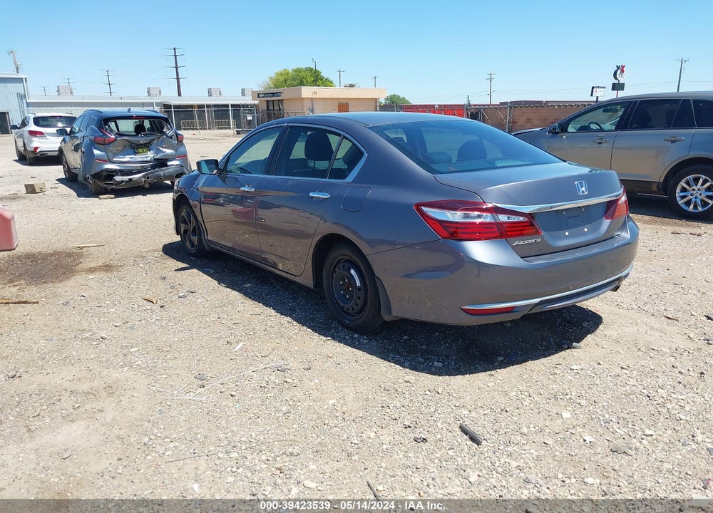 2016 HONDA ACCORD LX VIN: 1HGCR2F30GA125912
