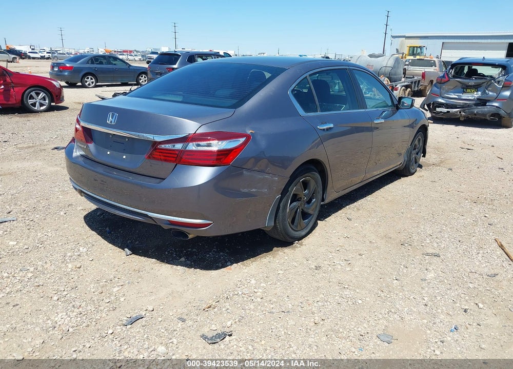 2016 HONDA ACCORD LX VIN: 1HGCR2F30GA125912