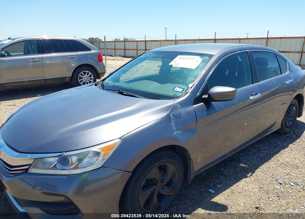 2016 HONDA ACCORD LX VIN: 1HGCR2F30GA125912