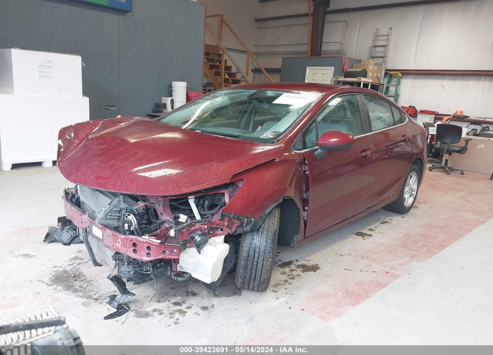 2016 CHEVROLET CRUZE LT AUTO VIN: 1G1BE5SM1G7296115