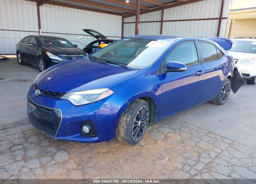 2014 TOYOTA COROLLA S PLUS VIN: 2T1BURHEXEC022084