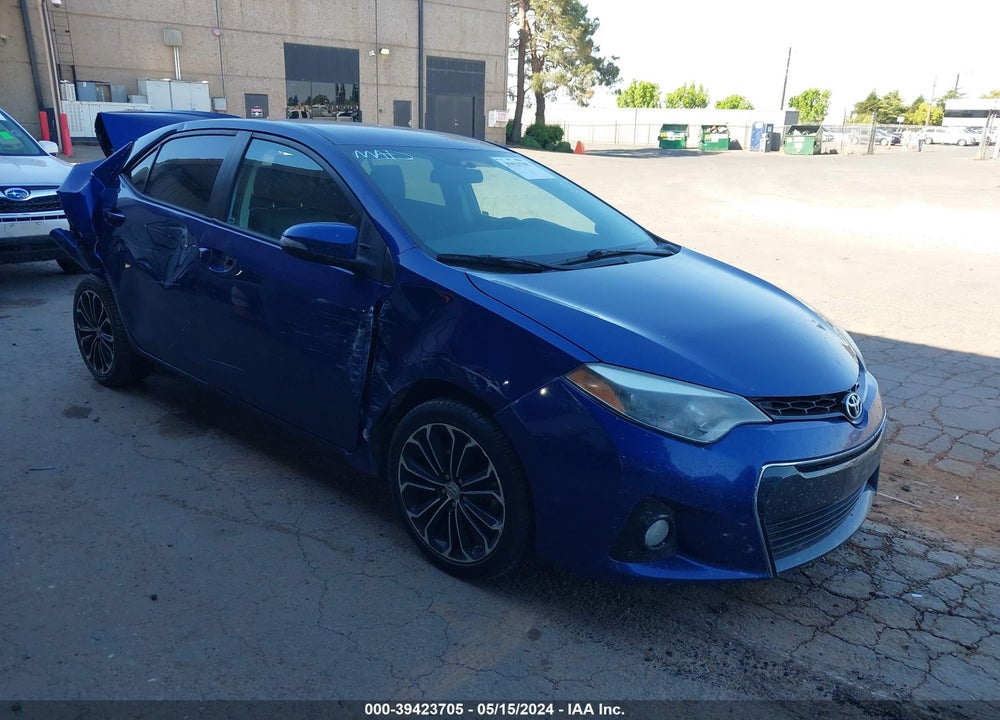 2014 TOYOTA COROLLA S PLUS VIN: 2T1BURHEXEC022084