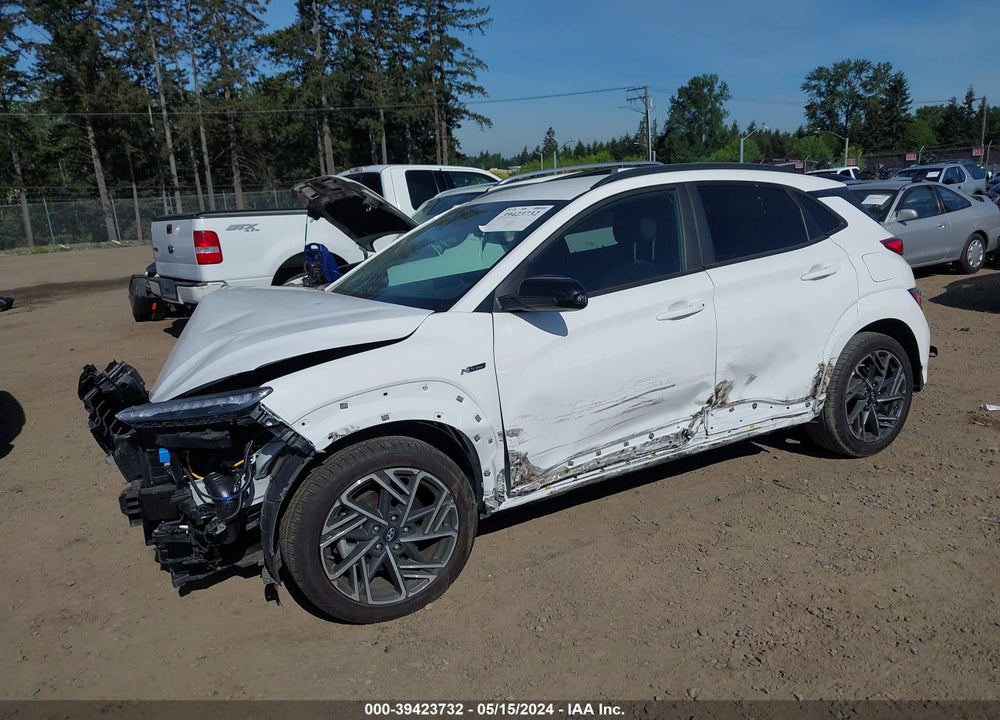 2022 HYUNDAI KONA VIN: KM8K33A32NU924140