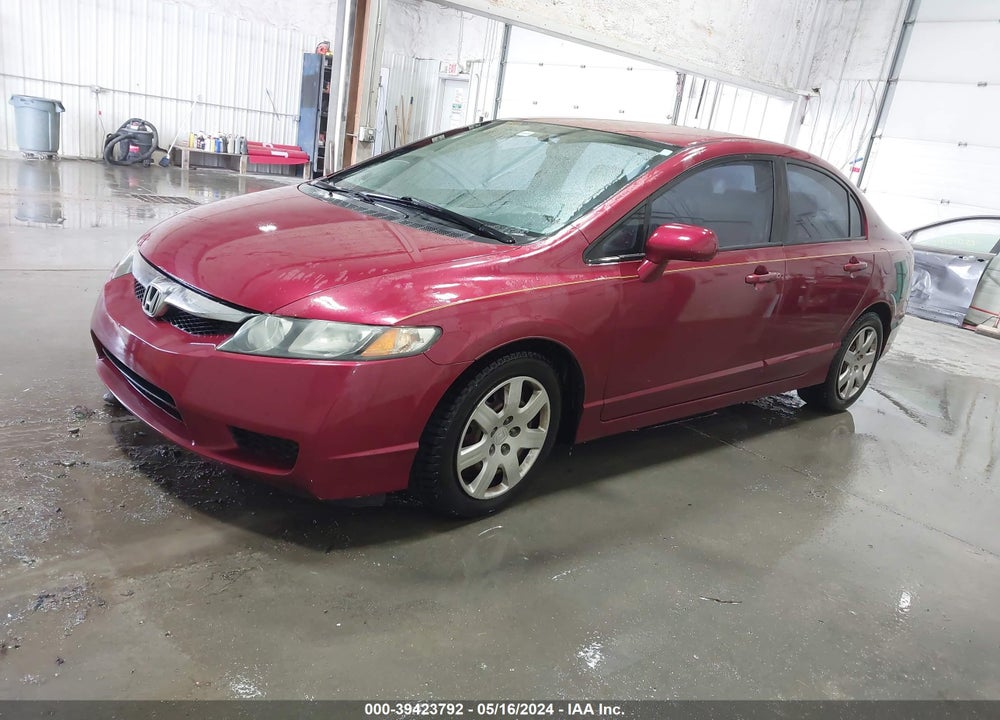 2010 HONDA CIVIC VIN: 2HGFA1F55AH564144