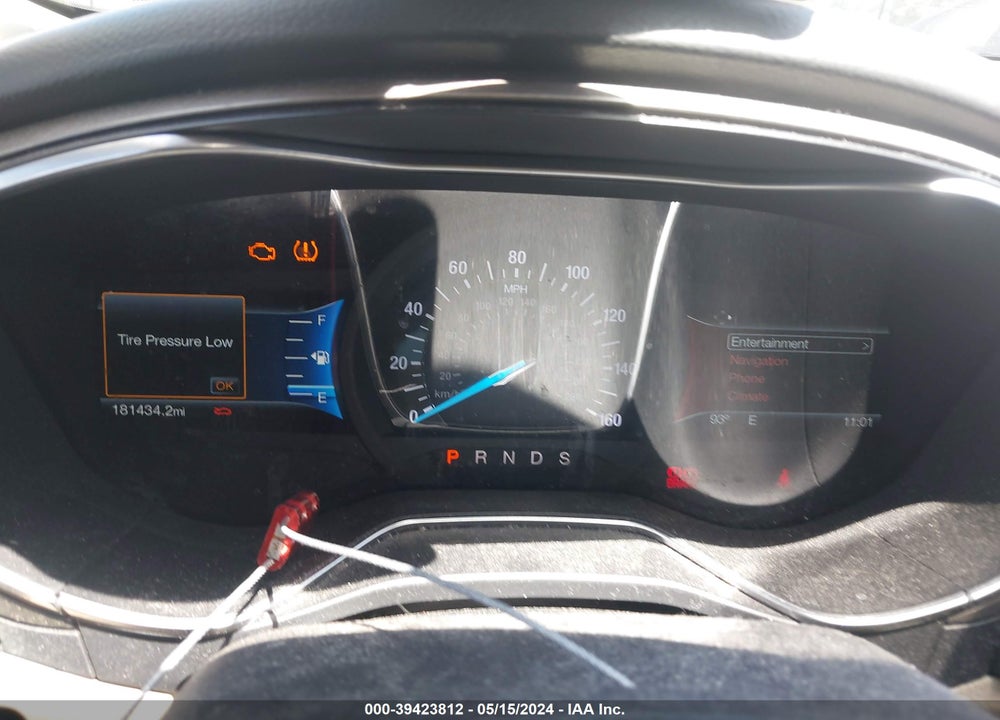 2016 FORD FUSION SE VIN: 3FA6P0H99GR143277