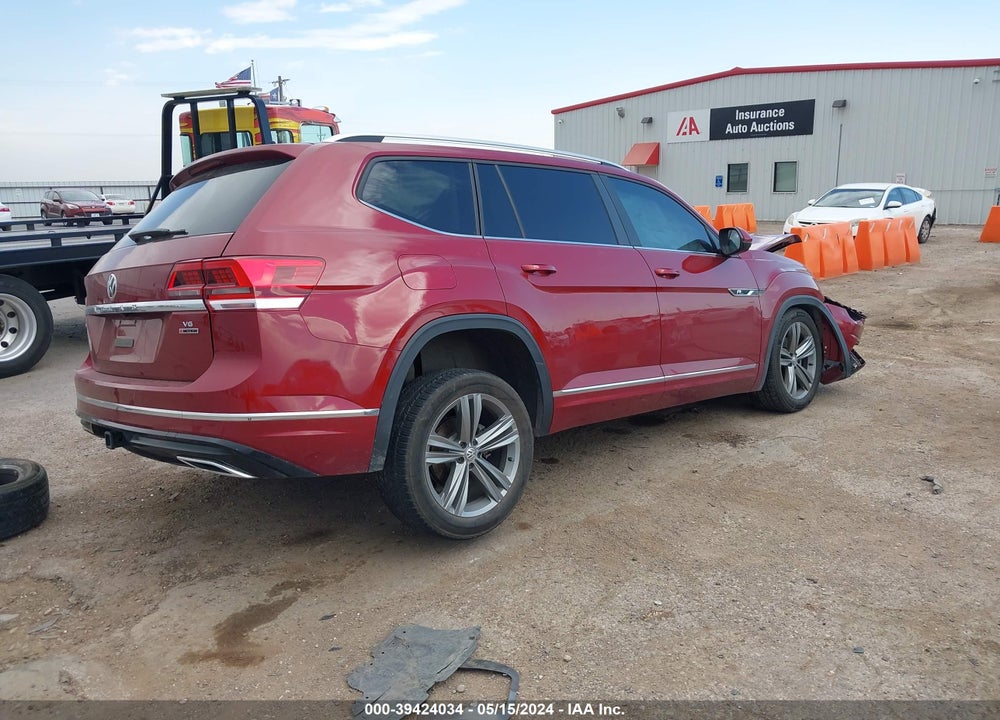 2019 VOLKSWAGEN ATLAS 3.6L V6 SEL R-LINE VIN: 1V2RR2CA3KC525888