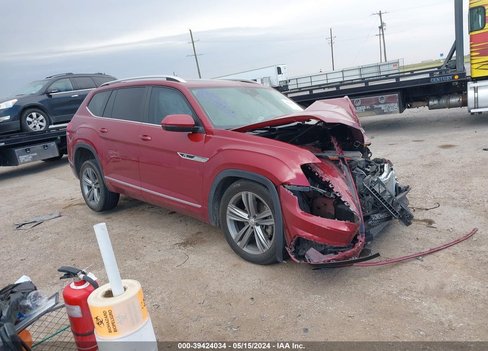 2019 VOLKSWAGEN ATLAS 3.6L V6 SEL R-LINE VIN: 1V2RR2CA3KC525888