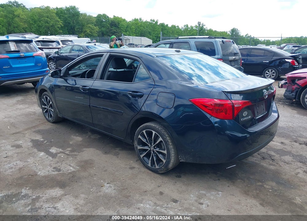 2017 TOYOTA COROLLA SE VIN: 2T1BURHE9HC803599