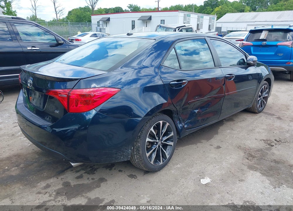2017 TOYOTA COROLLA SE VIN: 2T1BURHE9HC803599