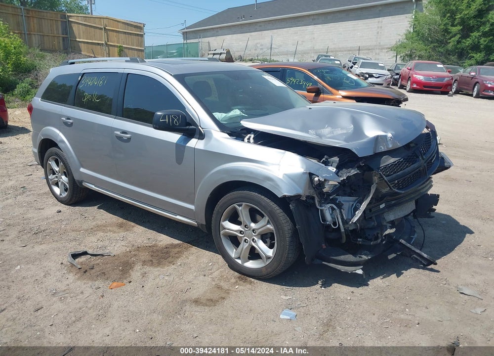2017 DODGE JOURNEY CROSSROAD AWD VIN: 3C4PDDGG0HT502339