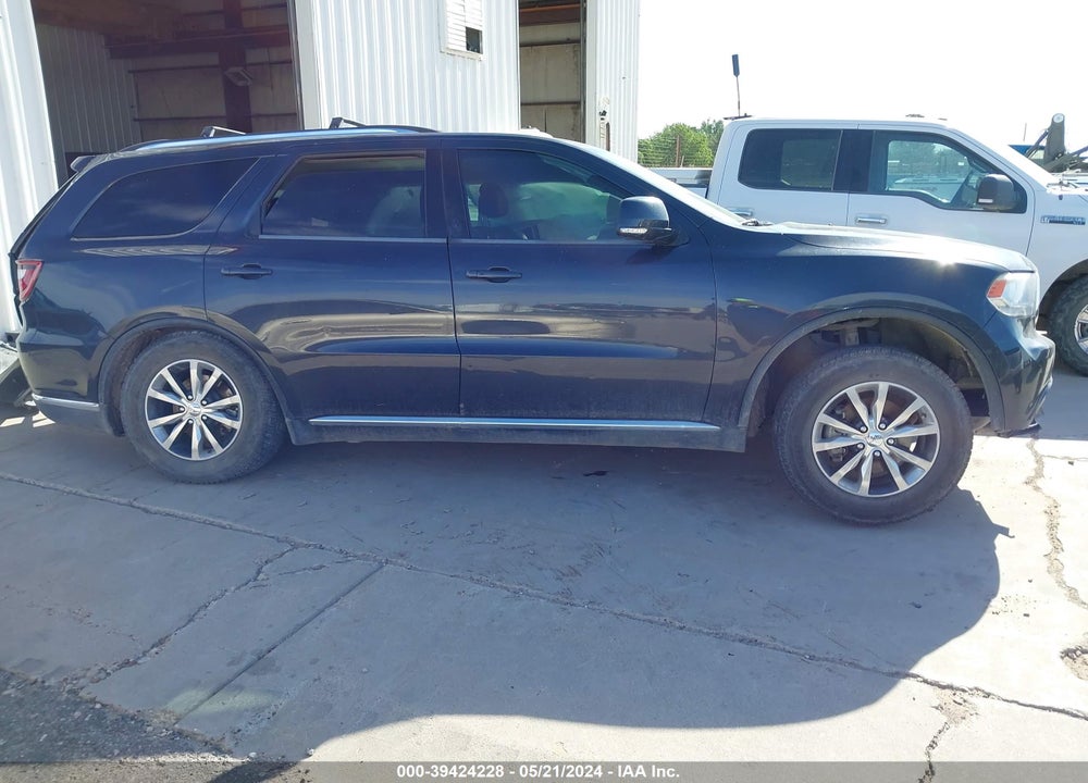 2016 DODGE DURANGO LIMITED VIN: 1C4RDJDG2GC433126