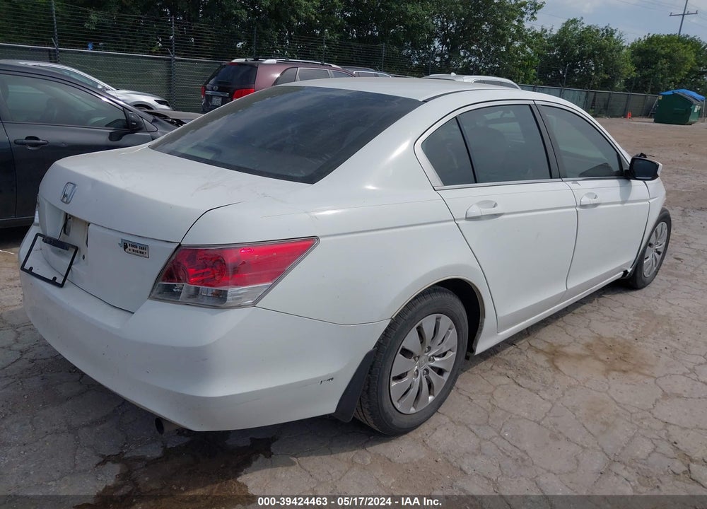 2010 HONDA ACCORD 2.4 LX VIN: 1HGCP2F36AA049111