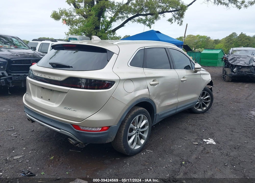 2017 LINCOLN MKC SELECT VIN: 5LMCJ2D95HUL32253