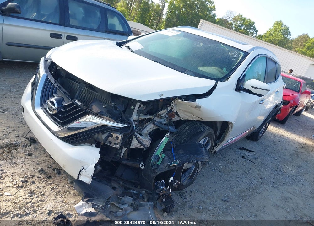 2017 NISSAN MURANO PLATINUM VIN: 5N1AZ2MG4HN171647