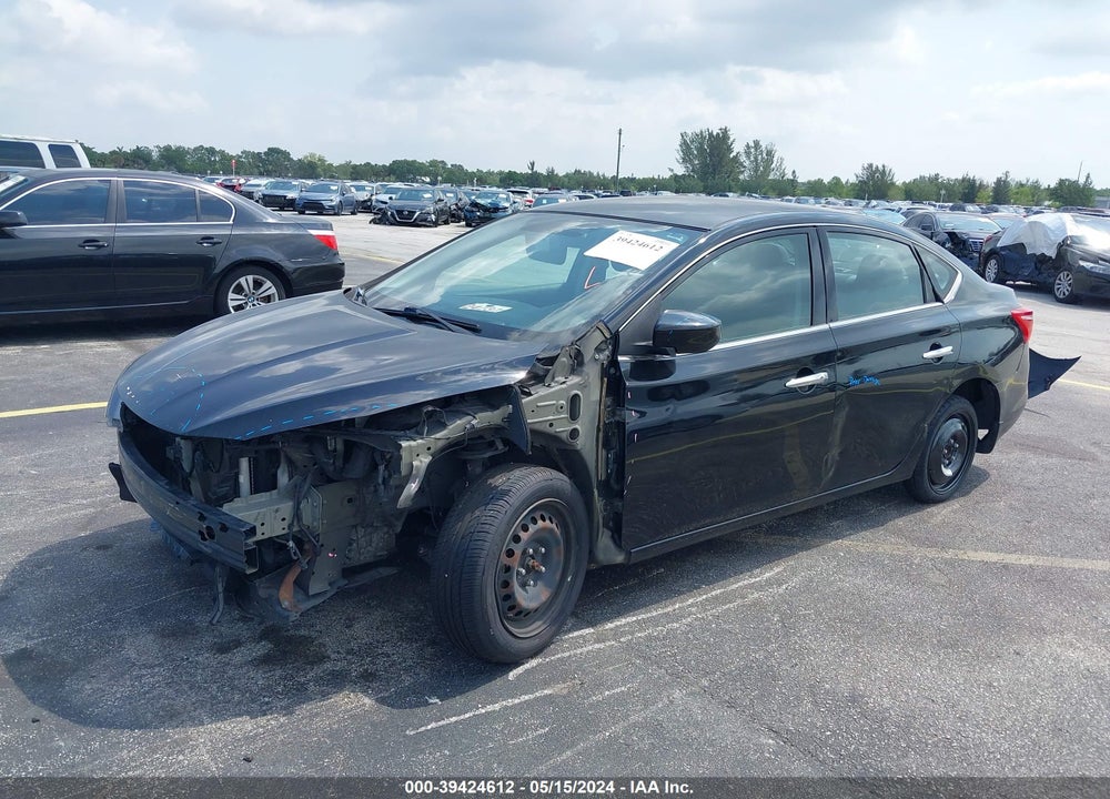 2017 NISSAN SENTRA SV VIN: 3N1AB7AP0HY302234
