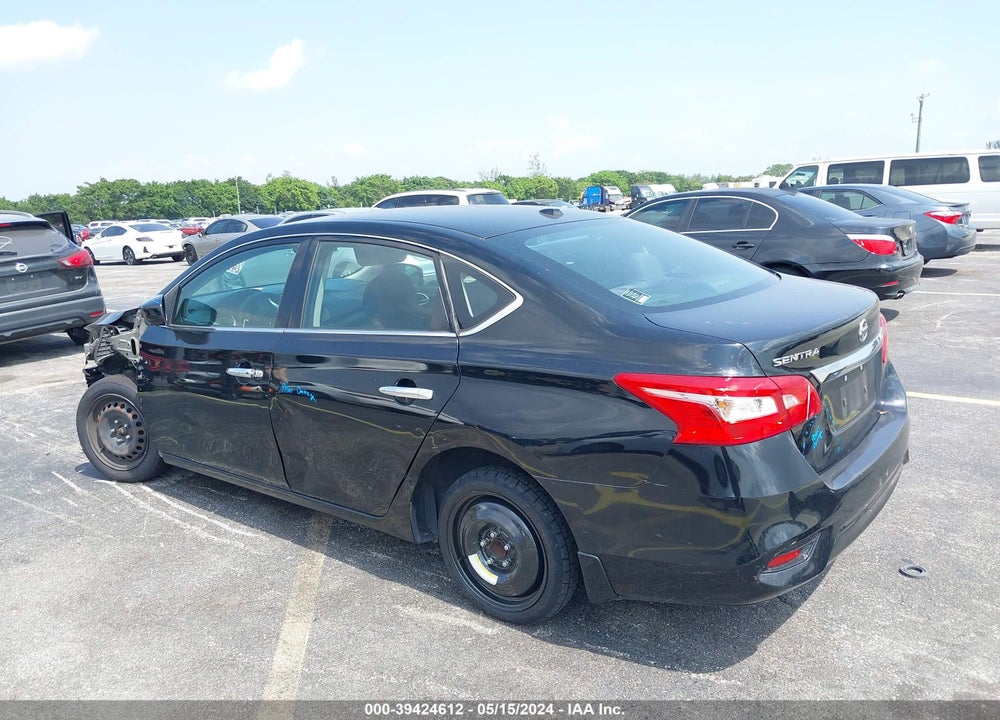 2017 NISSAN SENTRA SV VIN: 3N1AB7AP0HY302234