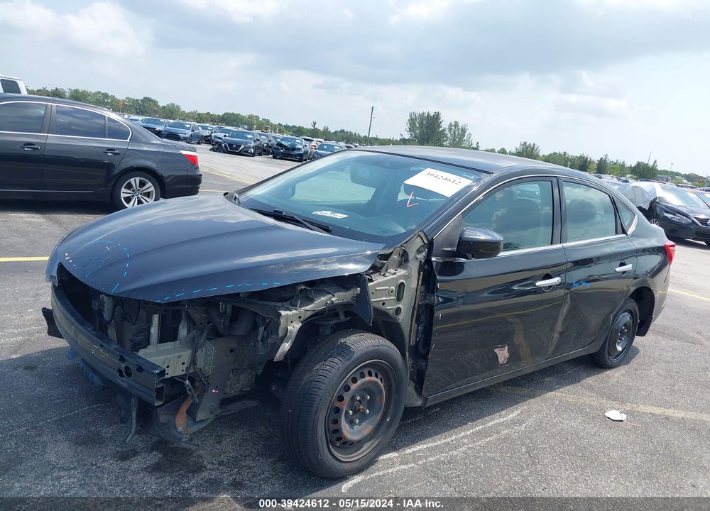 2017 NISSAN SENTRA SV VIN: 3N1AB7AP0HY302234