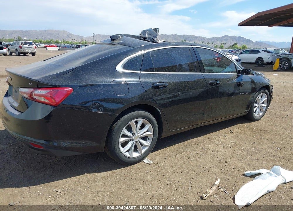 2021 CHEVROLET MALIBU FWD LT VIN: 1G1ZD5ST4MF072072