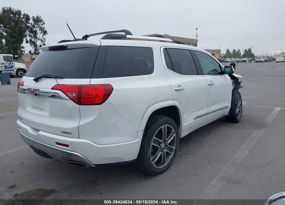 2017 GMC ACADIA DENALI VIN: 1GKKNXLSXHZ222542