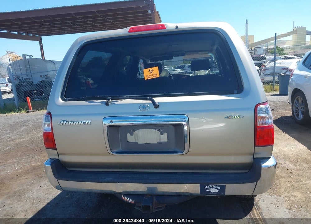 2002 TOYOTA 4RUNNER SR5 V6 VIN: JT3HN86RX20375636