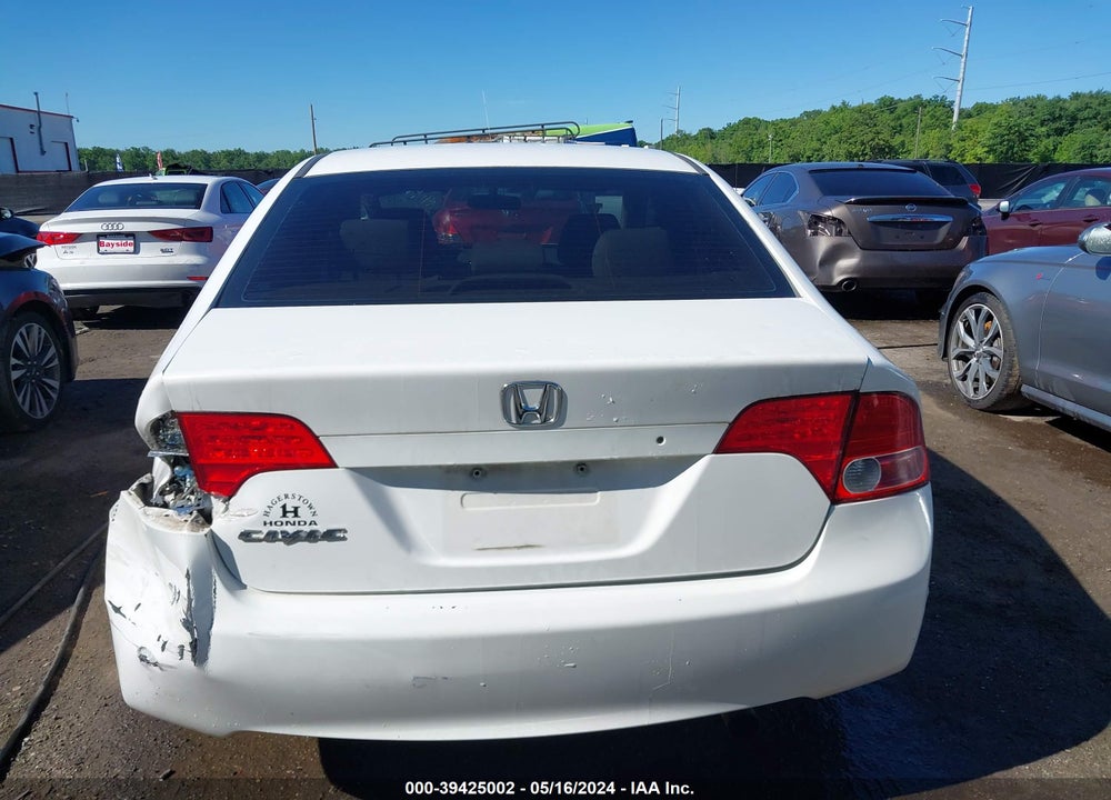 2008 HONDA CIVIC LX VIN: 1HGFA16528L051348