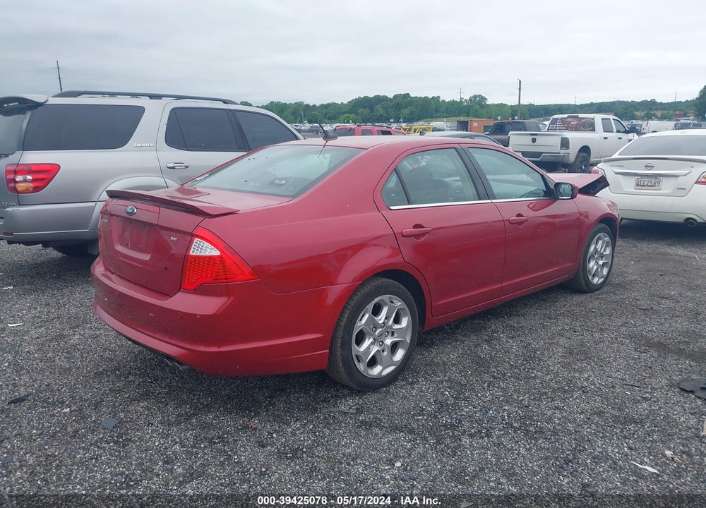 2010 FORD FUSION SE VIN: 3FAHP0HA2AR182514