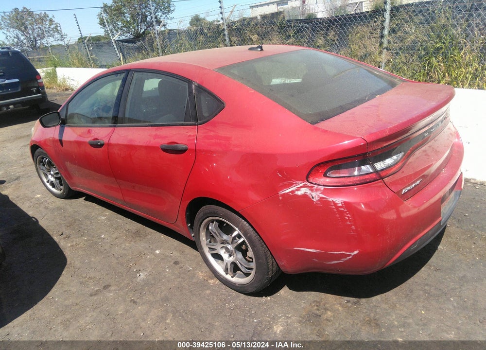 2013 DODGE DART SE VIN: 1C3CDFAA6DD194452