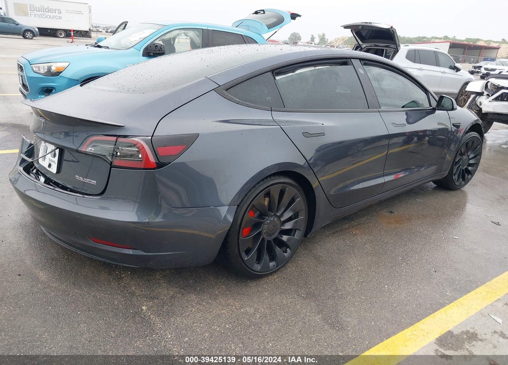 2023 TESLA MODEL 3 PERFORMANCE DUAL MOTOR ALL-WHEEL DRIVE VIN: 5YJ3E1EC0PF577534