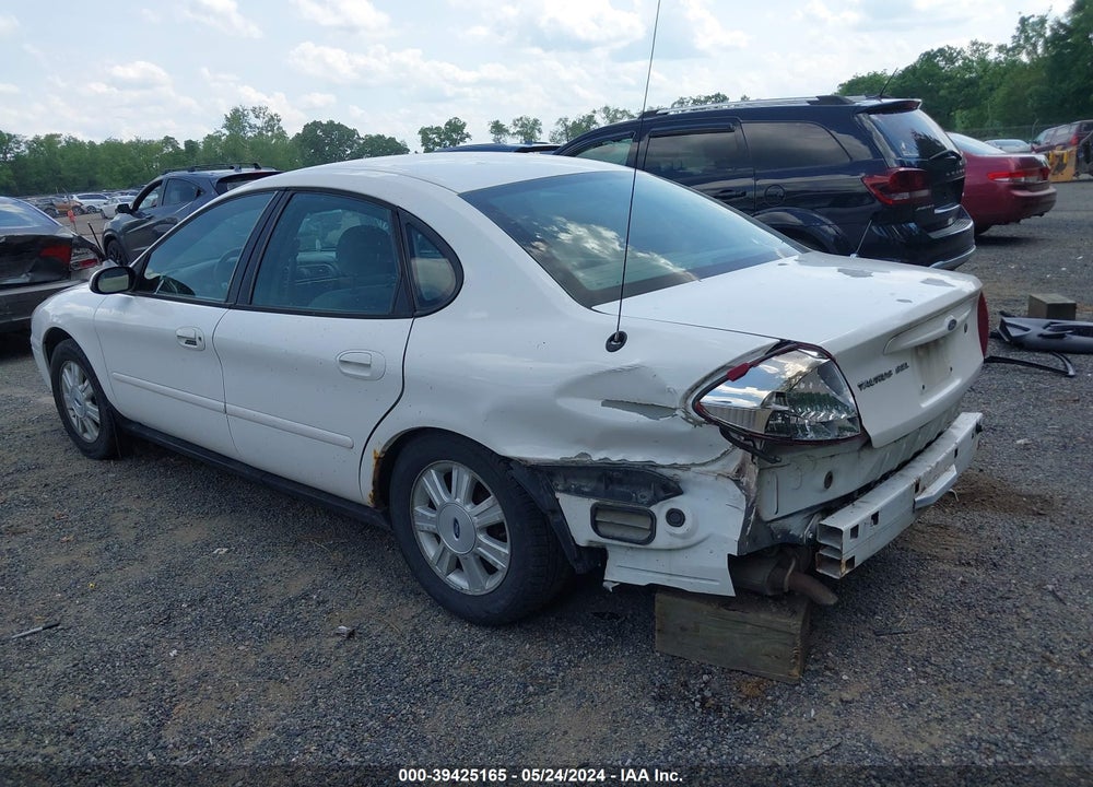 2007 FORD TAURUS SEL VIN: 1FAHP56U87A122315