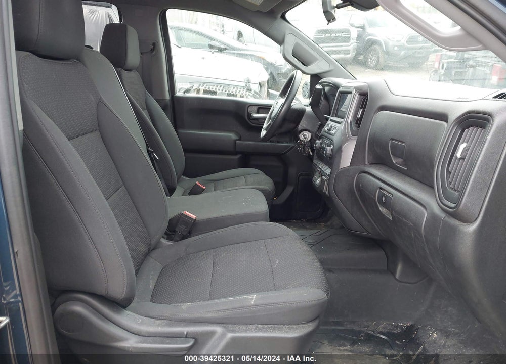 2021 CHEVROLET SILVERADO 1500 4WD DOUBLE CAB STANDARD BED CUSTOM VIN: 1GCRYBEK2MZ110538