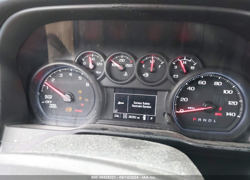 2021 CHEVROLET SILVERADO 1500 4WD DOUBLE CAB STANDARD BED CUSTOM VIN: 1GCRYBEK2MZ110538
