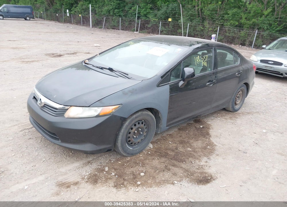 2012 HONDA CIVIC VIN: 19XFB2F54CE069918