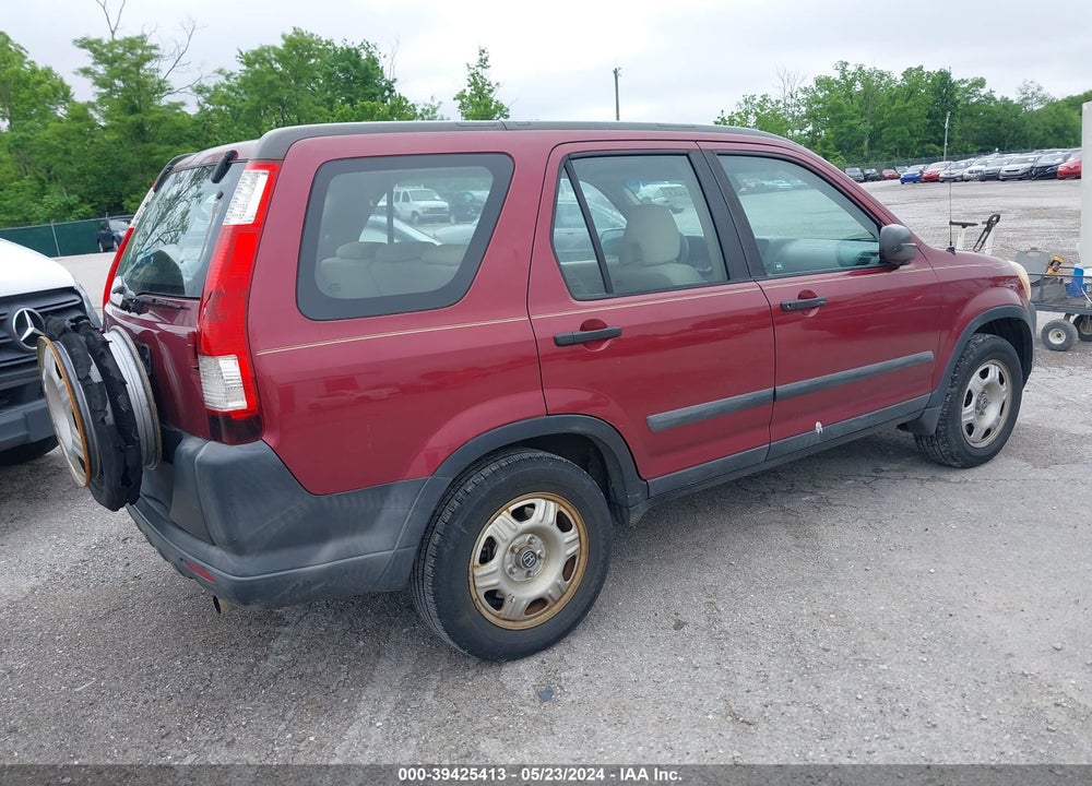 2006 HONDA CR-V LX VIN: SHSRD78586U409970