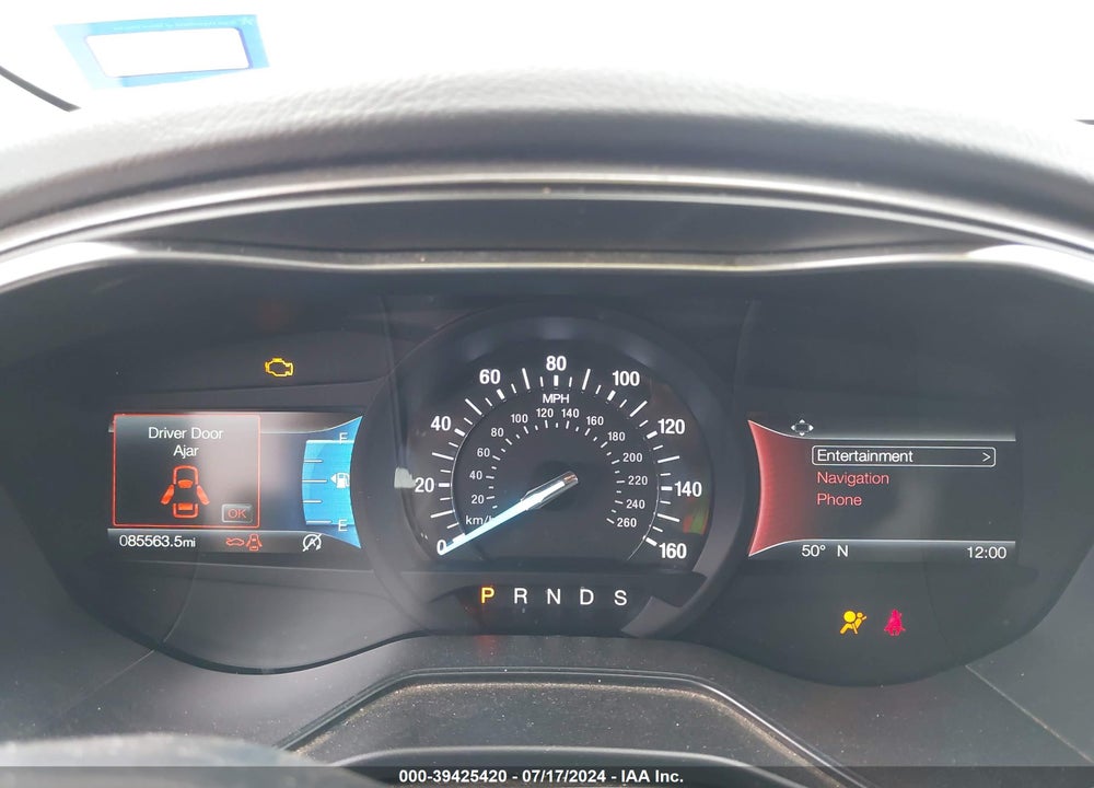 2019 FORD FUSION SE VIN: 3FA6P0HD6KR275944