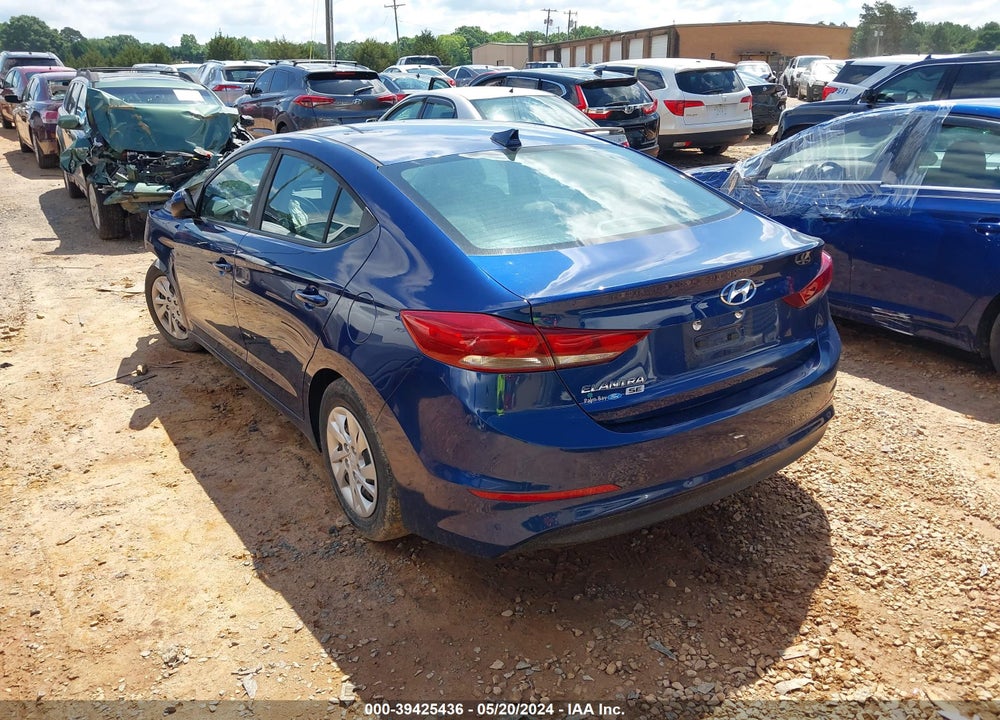 2017 HYUNDAI ELANTRA SE VIN: 5NPD74LF3HH125853