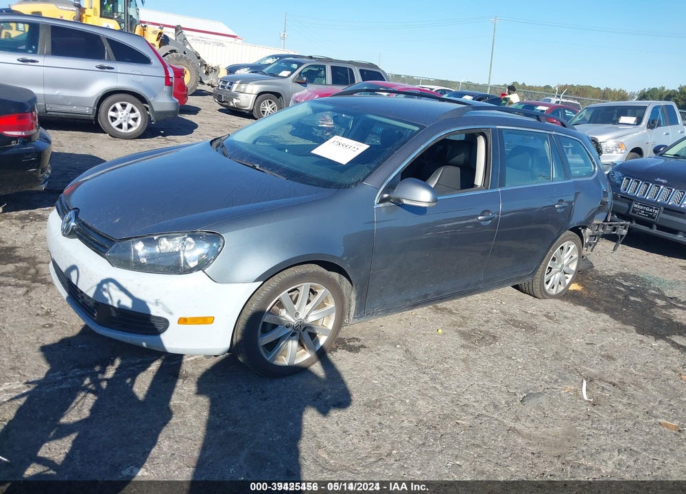 2012 VOLKSWAGEN JETTA SPORTWAGEN 2.5L SE VIN: 3VWPP7AJ6CM668569