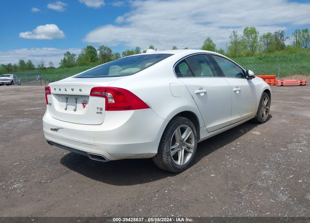 2015 VOLVO S60 T5 PREMIER VIN: YV1612TB7F1308828