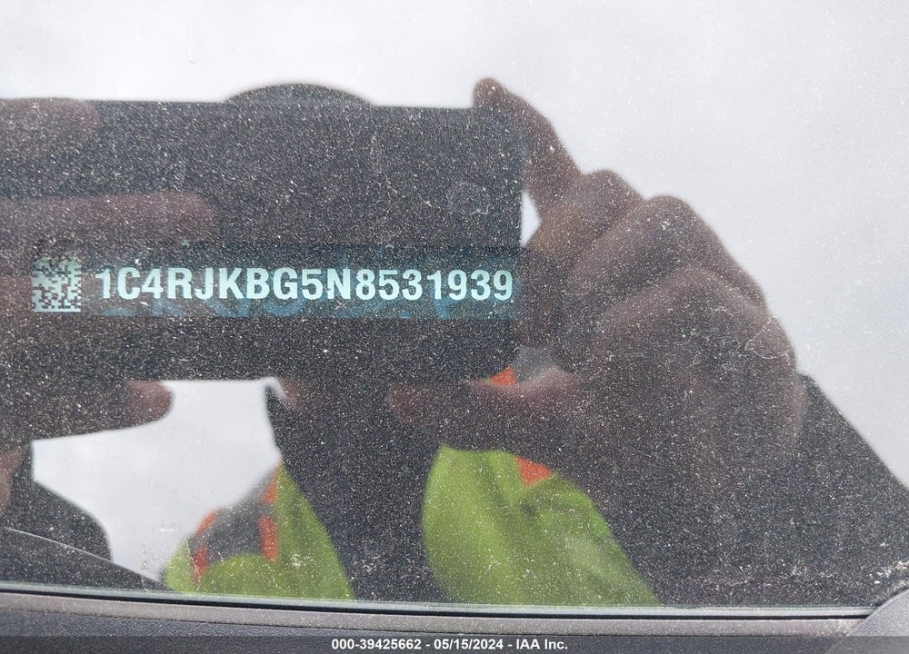 2022 CHEROKEE JEEP GRAND  L LIMITED 4X4 VIN: 1C4RJKBG5N8531939