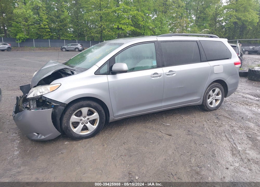 2012 TOYOTA SIENNA VIN: 5TDKK3DC8CS227401