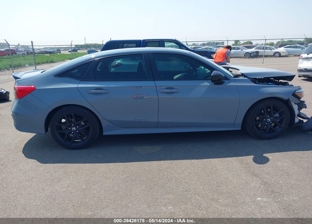2022 HONDA CIVIC SI SEDAN VIN: 2HGFE1E53NH474874
