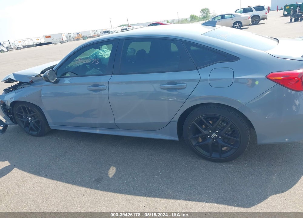 2022 HONDA CIVIC SI SEDAN VIN: 2HGFE1E53NH474874