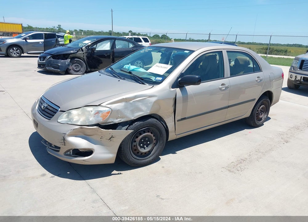 2008 TOYOTA COROLLA CE VIN: 2T1BR32E38C916116