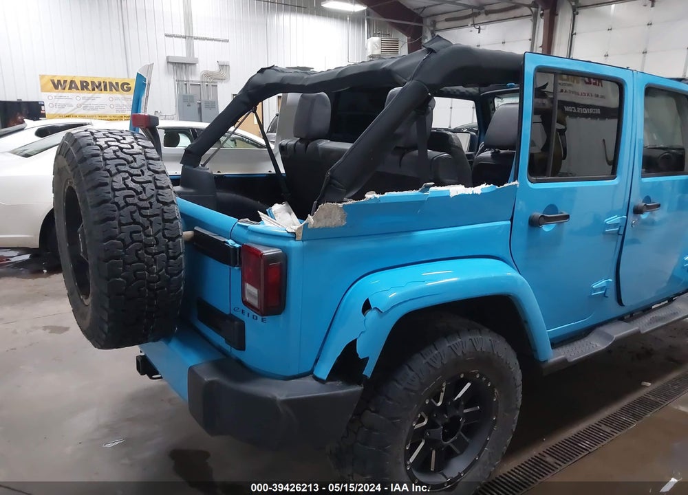 2018 JEEP WRANGLER JK UNLIMITED SAHARA VIN: 1C4BJWEG8JL825282