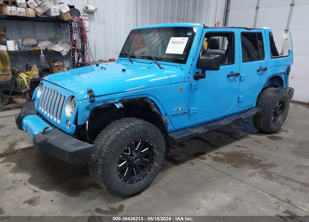 2018 JEEP WRANGLER JK UNLIMITED SAHARA VIN: 1C4BJWEG8JL825282